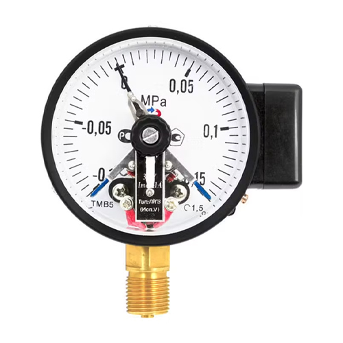 Манометры с электроконтактной приставкой