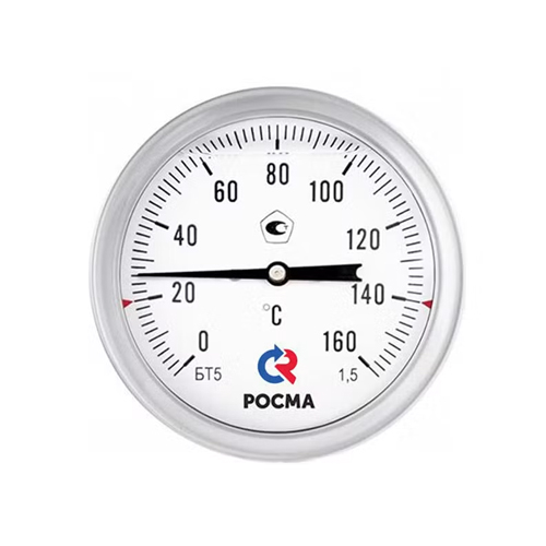 Термометры коррозионностойкие с возможностью гидрозаполнения силиконом (осевое присоединение)